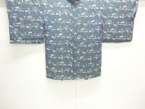 アンティーク　紋錦紗草花模様羽織